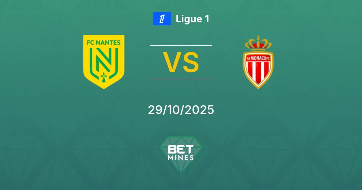 Nantes vs Monaco Prediction: Match Preview and Analysis | Ligue 1 29-10-2025