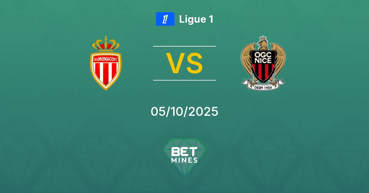 Monaco vs Nizza Pronostico: Anteprima e Analisi della Partita | Ligue 1 05-10-2025