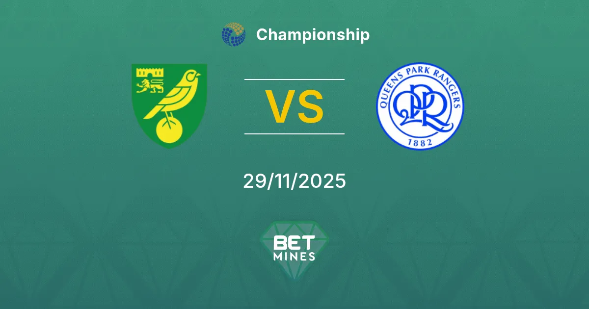 Norwich City vs Queens Park Rangers Prediction: Match Preview and Analysis | Championship 29-11-2025