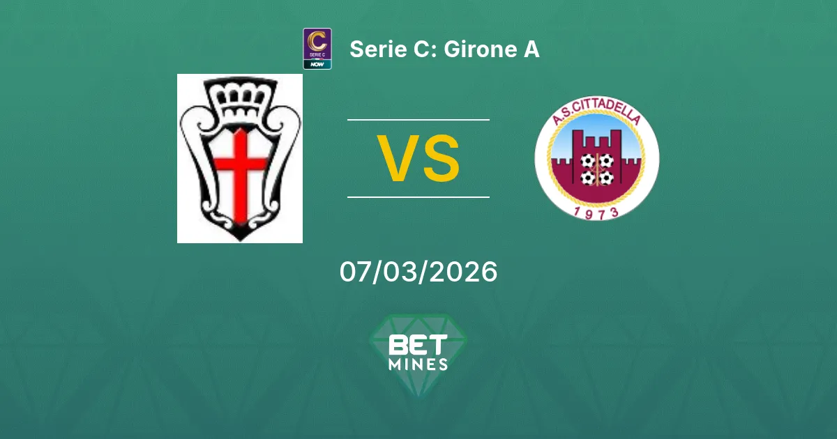 Pro Vercelli vs Cittadella Prediction: Match Preview and Analysis | Serie C: Girone A 07-03-2026