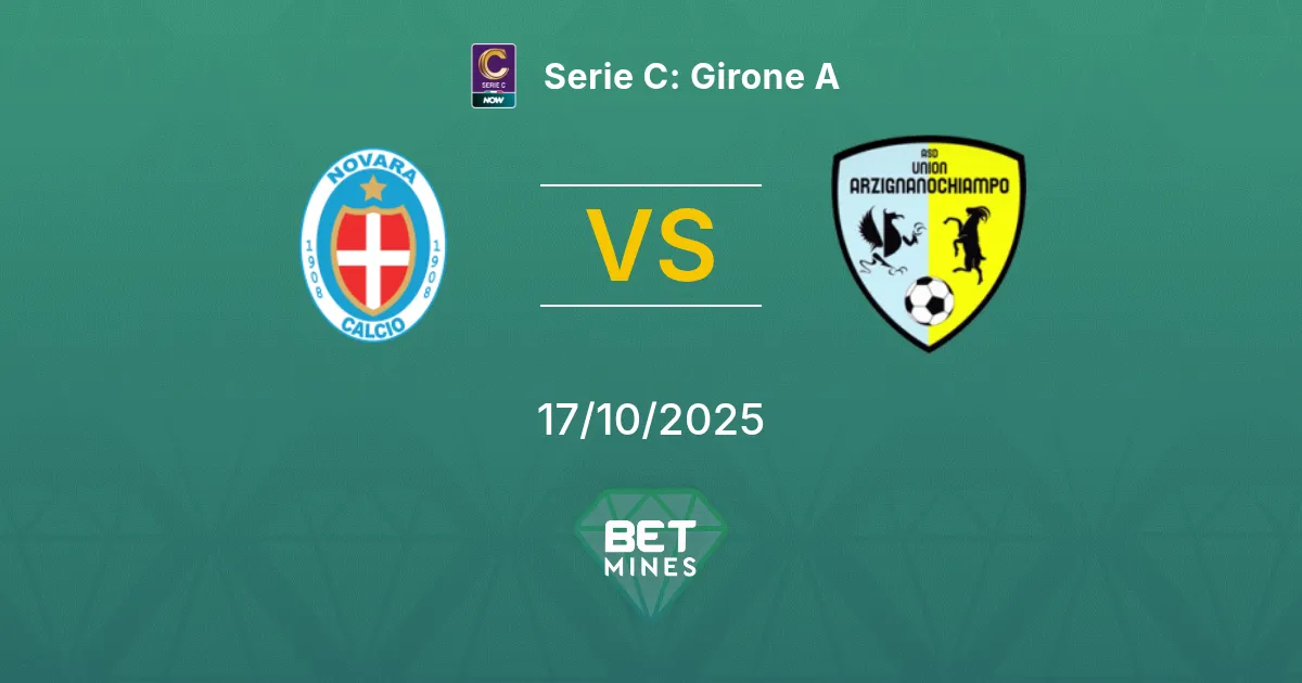 Novara vs Union ArzignanoChiampo Pronostico: Anteprima e Analisi della Partita | Serie C: Girone A 17-10-2025