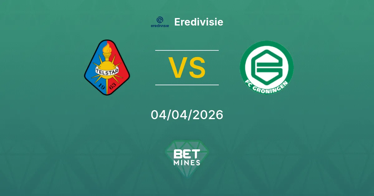 Telstar vs FC Groningen Pronóstico: Previa y Análisis del Partido | Eredivisie 04-04-2026