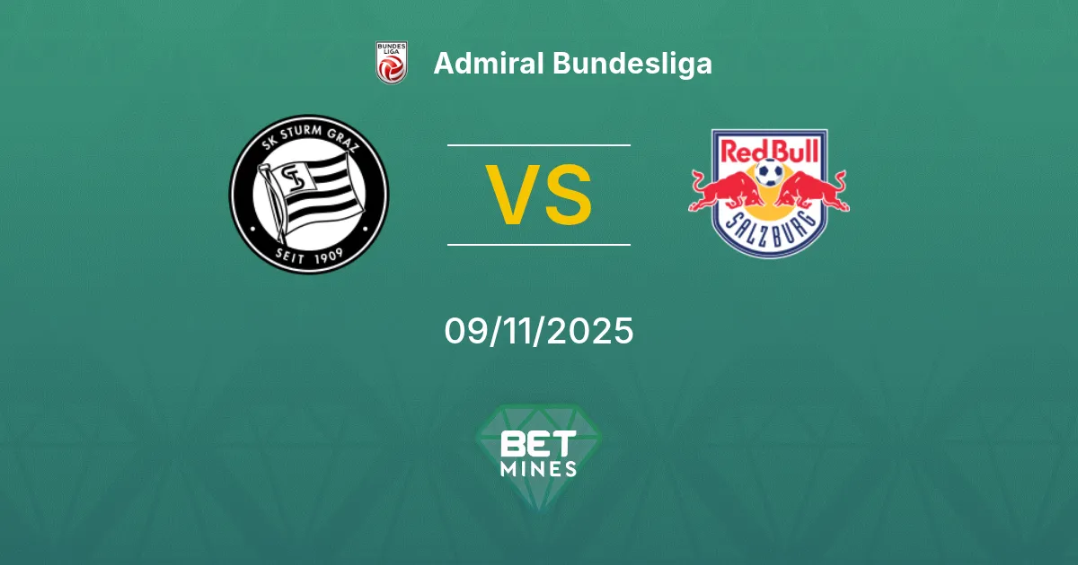 Sturm Graz vs Salisburgo Pronostico: Anteprima e Analisi della Partita | Admiral Bundesliga 09-11-2025