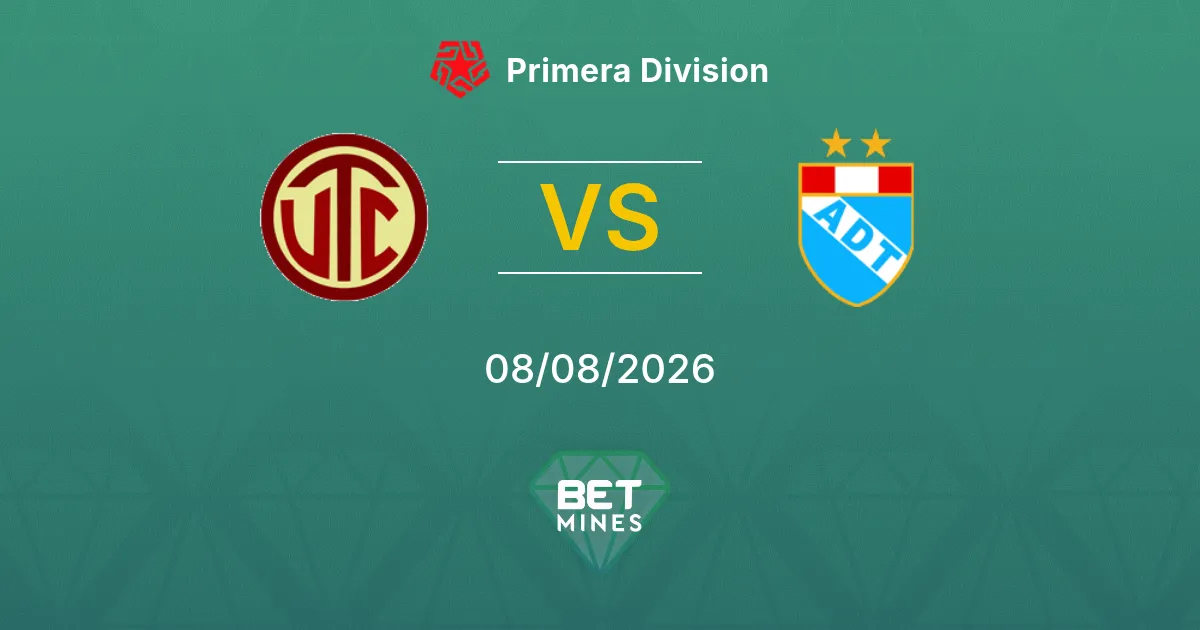 Palpite UTC Cajamarca x ADT: Prévia e Análise da Partida | Primera Division 08-08-2026