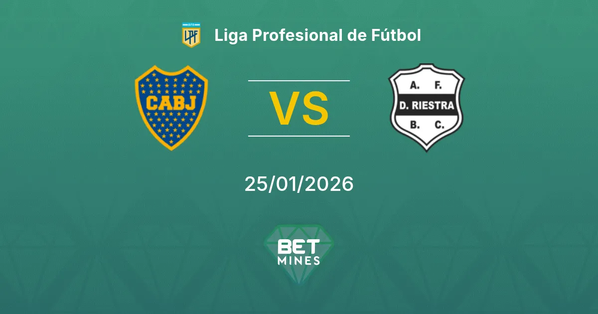 Boca Juniors vs Deportivo Riestra Prediction: Match Preview and Analysis | Liga Profesional de Fútbol 25-01-2026