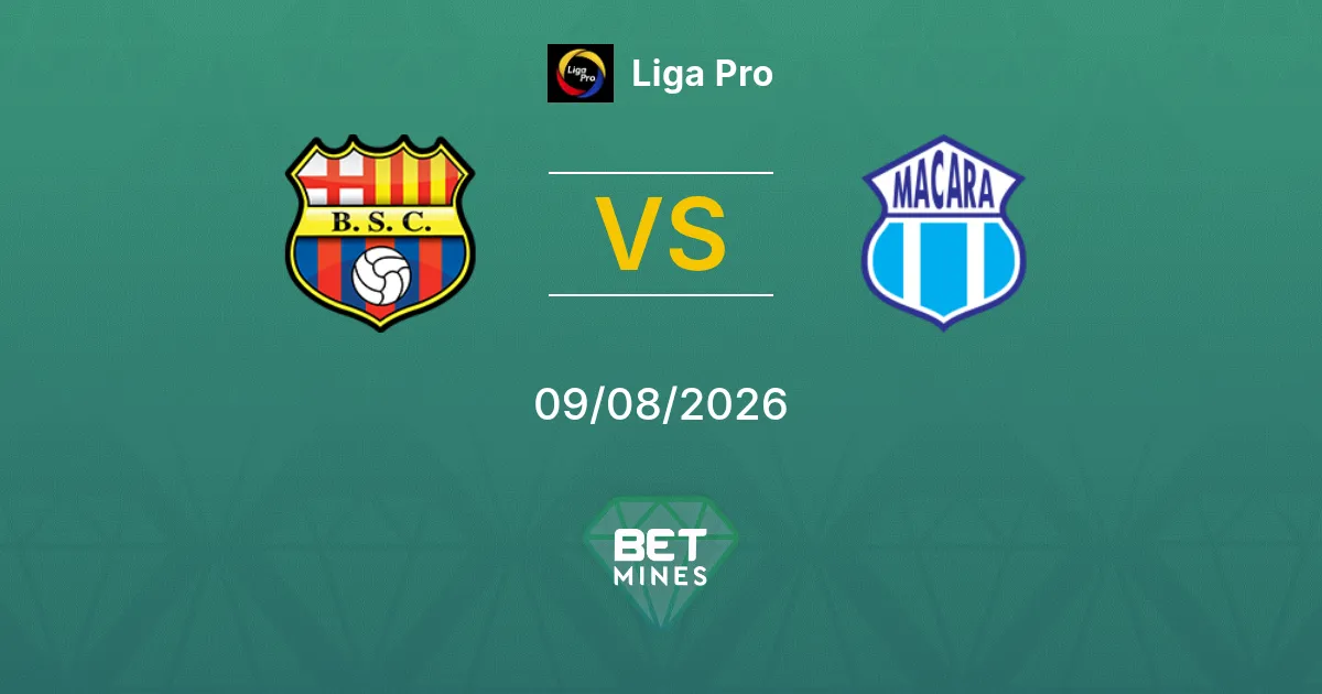 Palpite Barcelona Guayaquil x Macará: Prévia e Análise da Partida | Liga Pro 09-08-2026