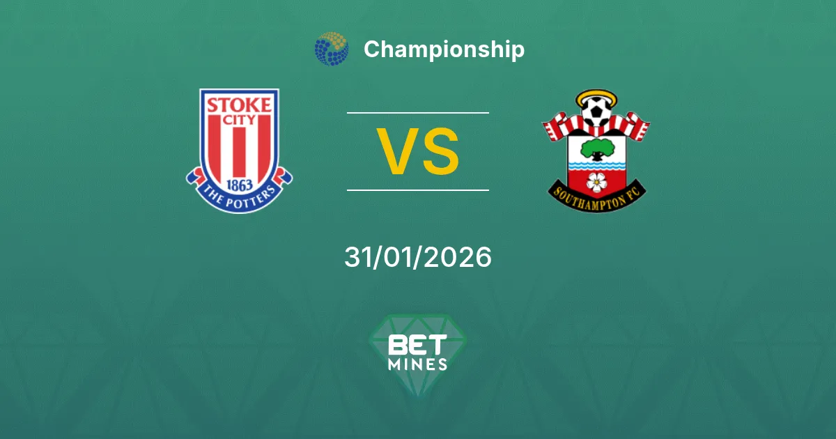 Stoke City vs Southampton Prediction: Match Preview and Analysis | Championship 31-01-2026