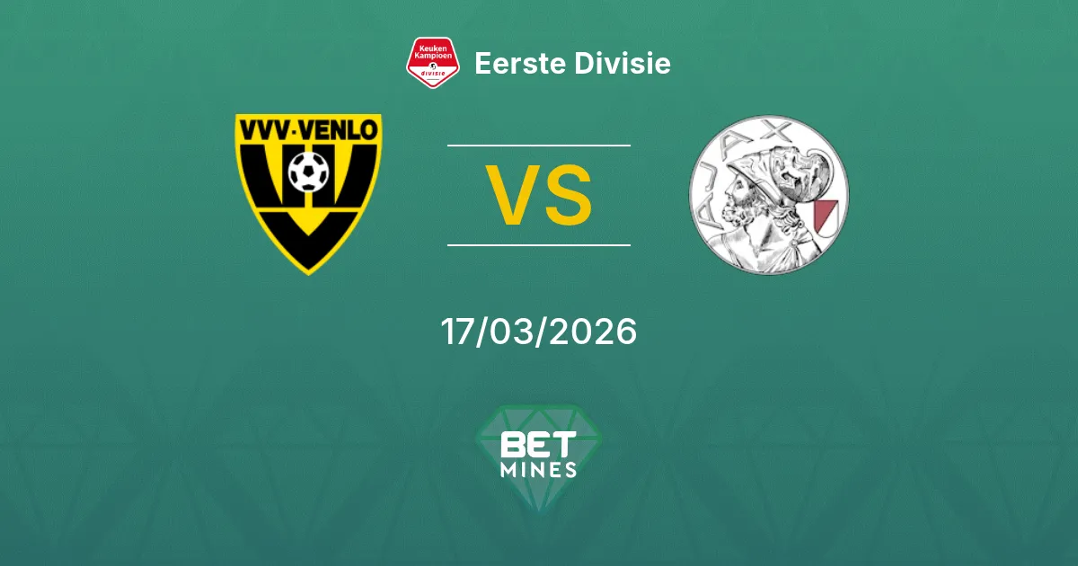 VVV-Venlo vs Jong Ajax Prediction: Match Preview and Analysis | Eerste Divisie 17-03-2026