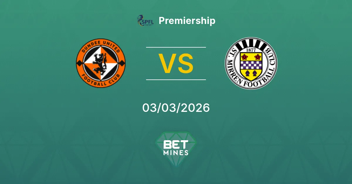 Dundee United vs St. Mirren Prediction: Match Preview and Analysis | Premiership 03-03-2026