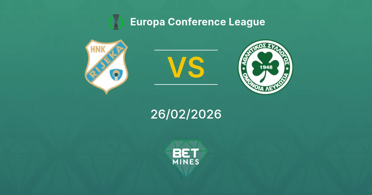 Rijeka vs Omonia Nicosia Pronostic : Aperçu et Analyse du Match | Europa Conference League 26-02-2026