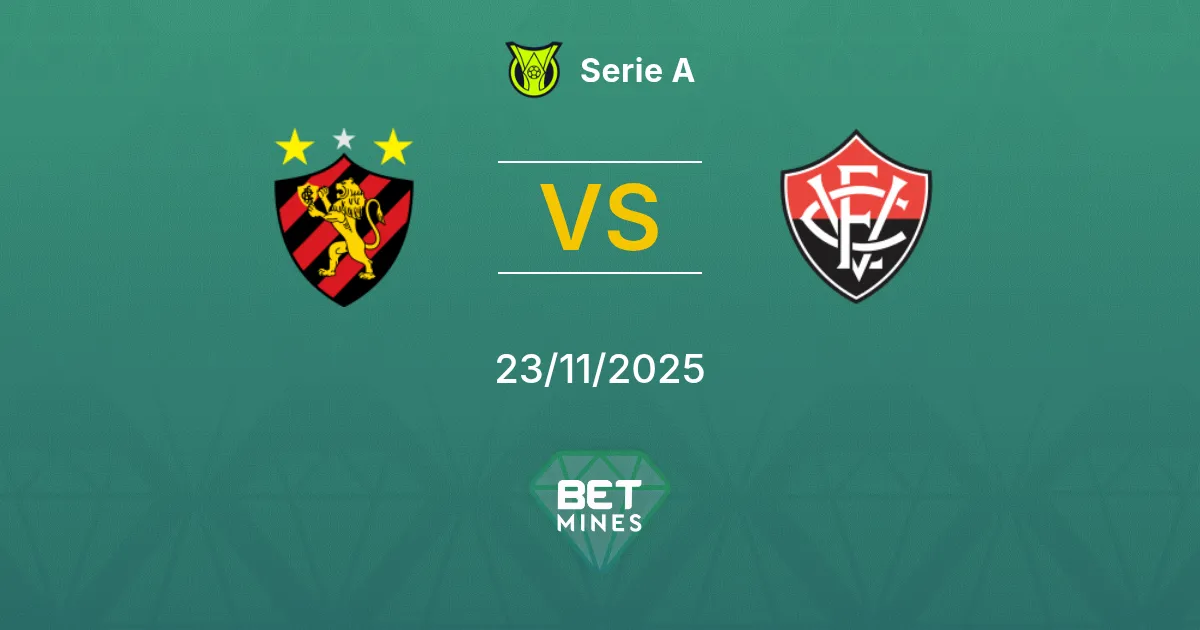 Sport Recife vs Vitória Prediction: Match Preview and Analysis | Serie A 23-11-2025
