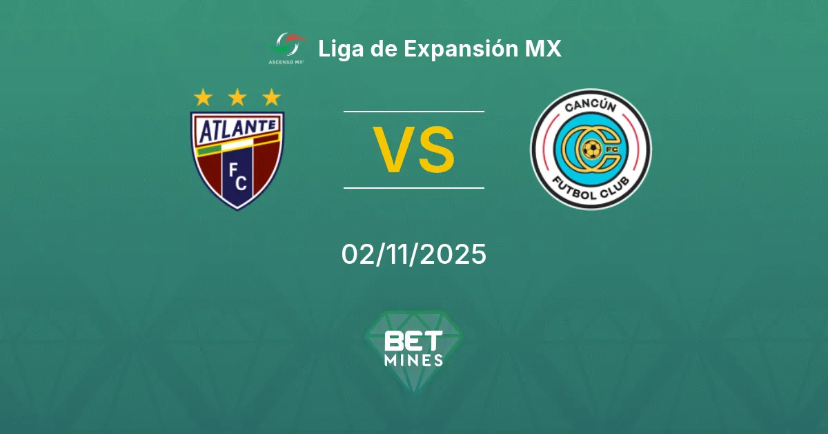 Atlante vs Cancún Pronostico: Anteprima e Analisi del Match | Liga de Expansión MX 02-11-2025