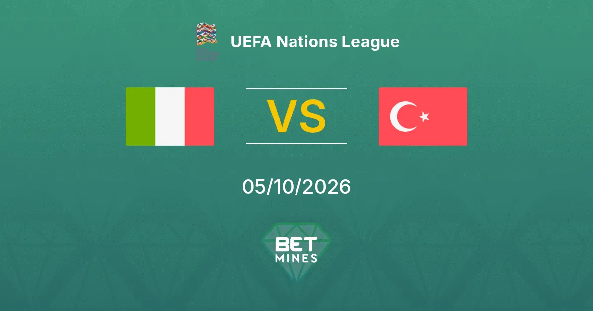 Italia vs Turquía Pronóstico: previa y análisis del partido | UEFA Nations League 05-10-2026