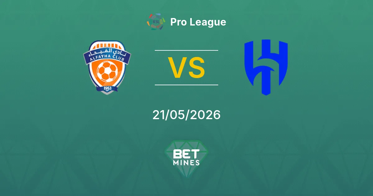Al-Fayha x Al Hilal Palpite: Prévia e Análise da Partida | Pro League 21-05-2026