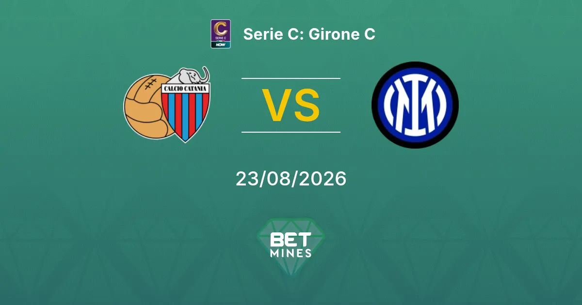 Catania vs Inter U23 Prediction: Match Preview and Analysis | Serie C: Girone C 23-08-2026