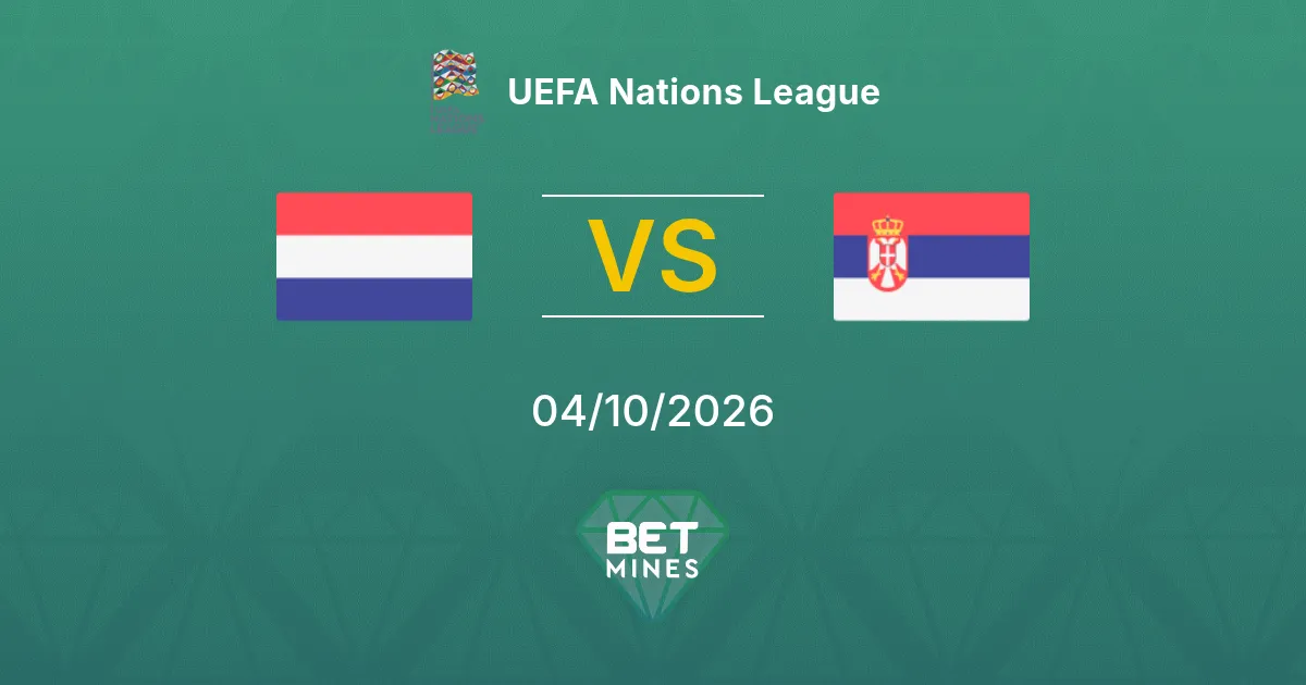 Holanda x Sérvia Palpite: prévia e análise da partida | UEFA Nations League 04-10-2026