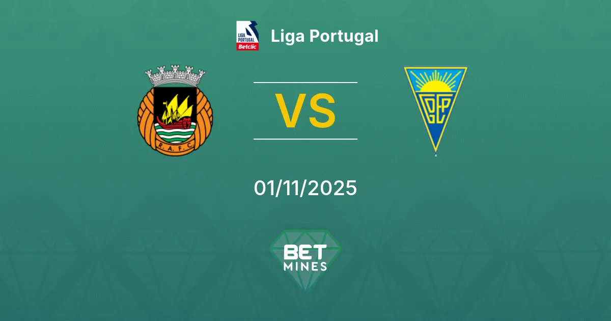 Rio Ave vs Estoril Prediction: Match Preview and Analysis | Liga Portugal 01-11-2025