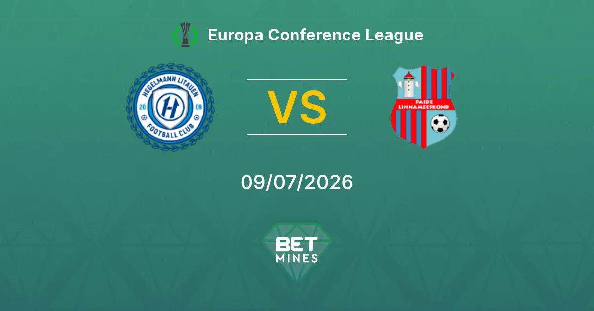 Hegelmann Litauen vs Paide Pronostico: Anteprima e Analisi della Partita | Europa Conference League 09-07-2026