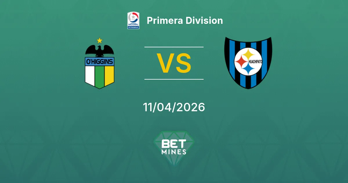 O'Higgins vs Huachipato Pronóstico: Previa y Análisis del Partido | Primera División 11-04-2026