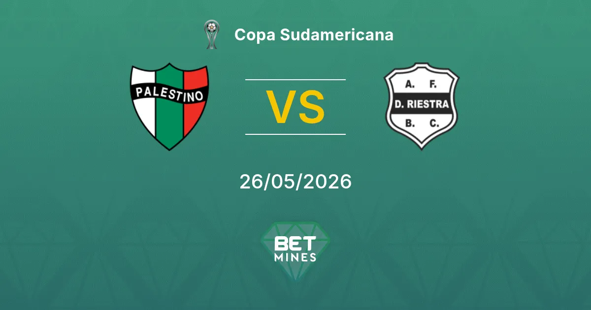Palestino x Deportivo Riestra Palpite: Prévia e Análise da Partida | Copa Sul-Americana 26-05-2026