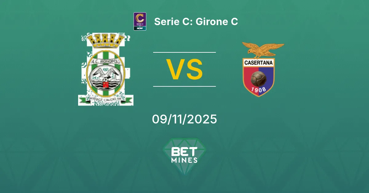 Monopoli vs Casertana Pronostico: Anteprima e Analisi della Partita | Serie C: Girone C 09-11-2025