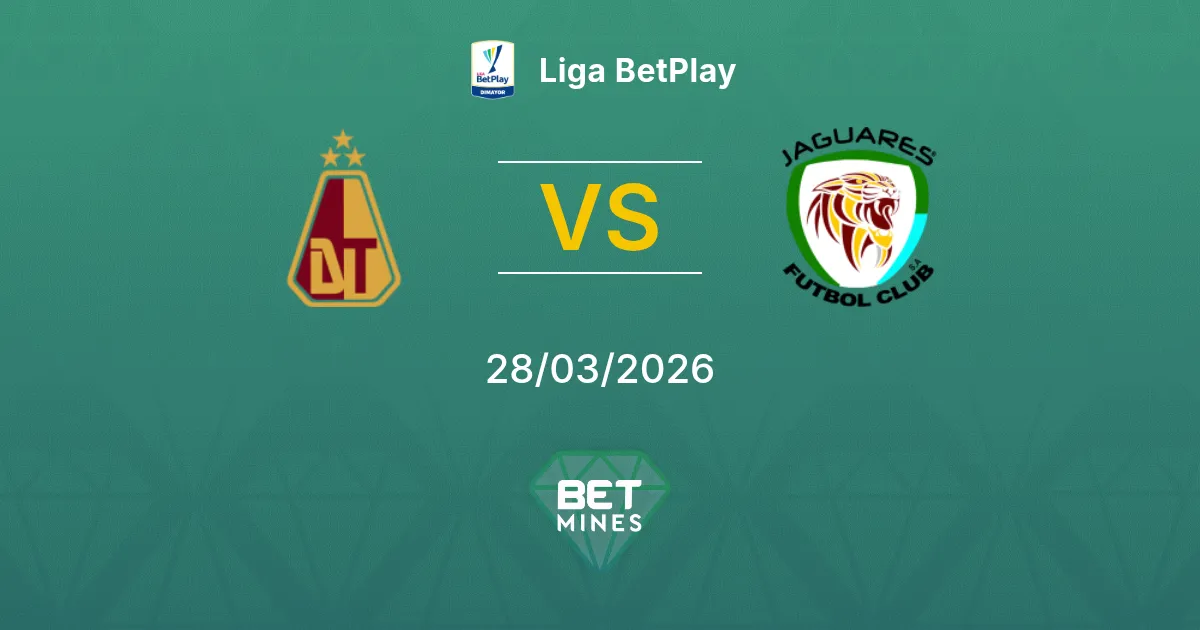 Deportes Tolima vs Jaguares de Córdoba Pronostico: Anteprima e Analisi della Partita | Liga BetPlay 28-03-2026