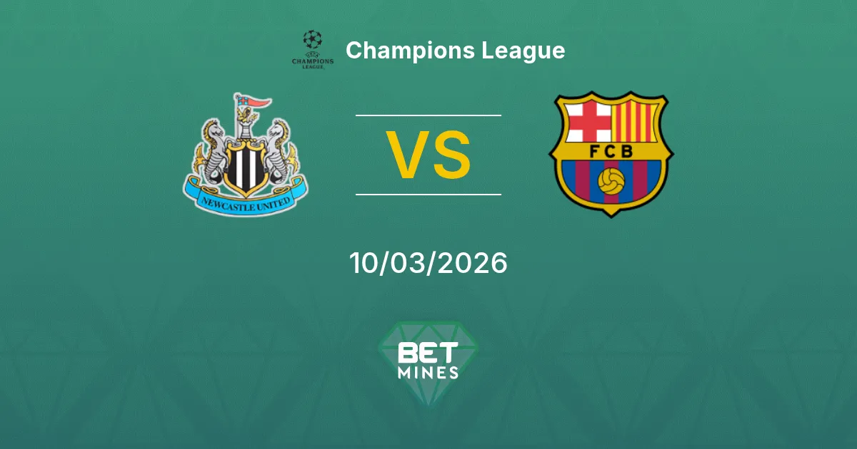 Newcastle United x FC Barcelona Palpite: Prévia e Análise da Partida | Champions League 10-03-2026