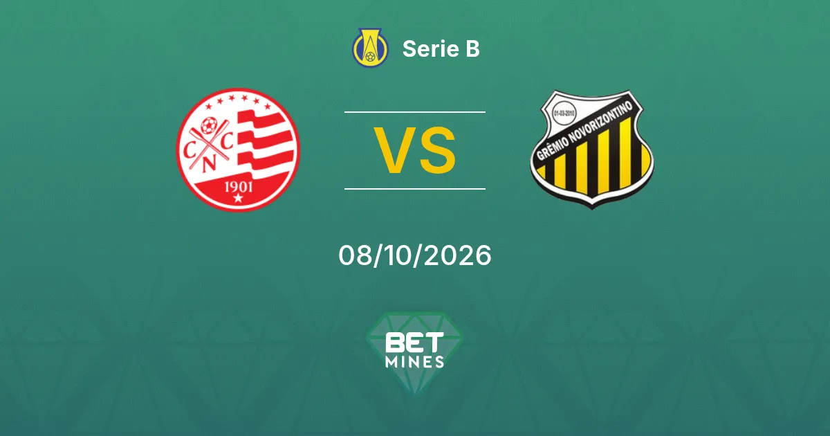 Náutico vs Novorizontino Prediction: Match Preview and Analysis | Serie B 08-10-2026