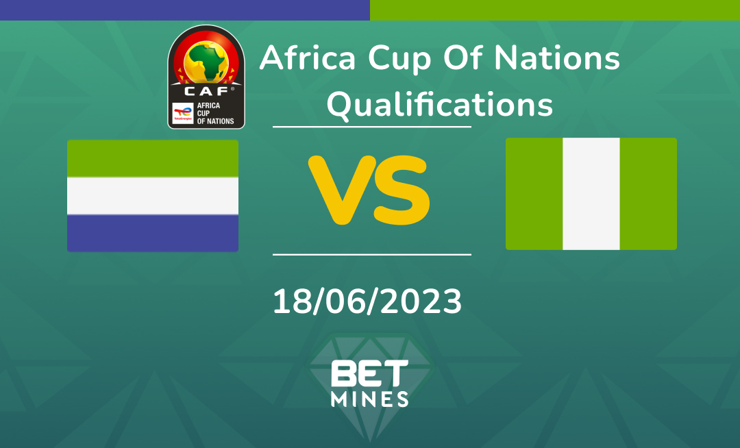 Africa Cup of Nations Qualifications match between Sierra Leone and Nigeria