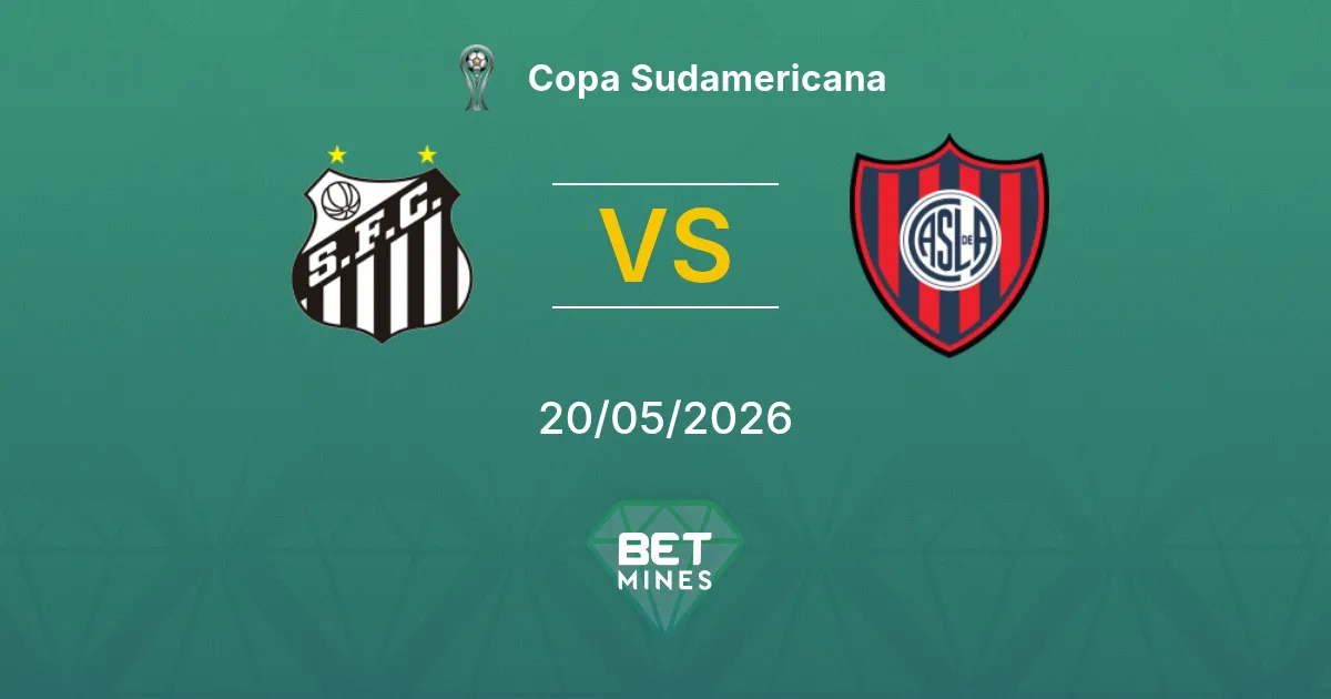 Santos x San Lorenzo Palpite: Prévia e Análise da Partida | Copa Sudamericana 20-05-2026