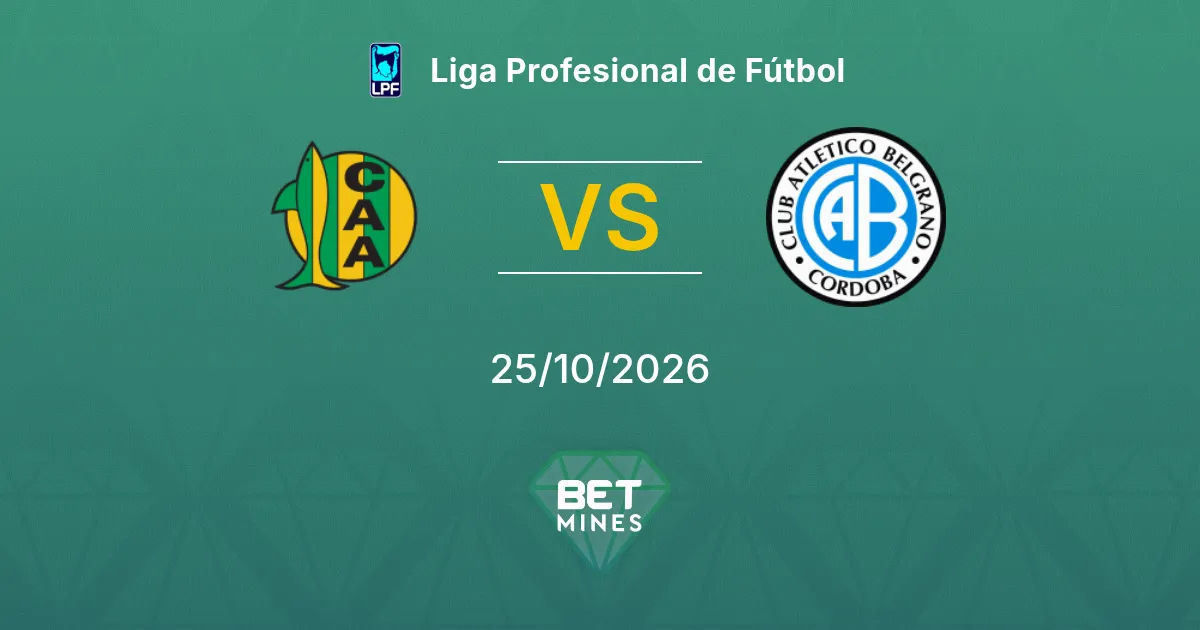 Aldosivi x Belgrano Palpite: prévia e análise da partida | Liga Profesional de Fútbol 25-10-2026