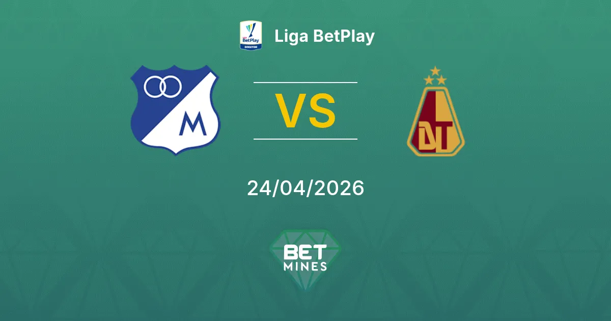 Millonarios vs Deportes Tolima
