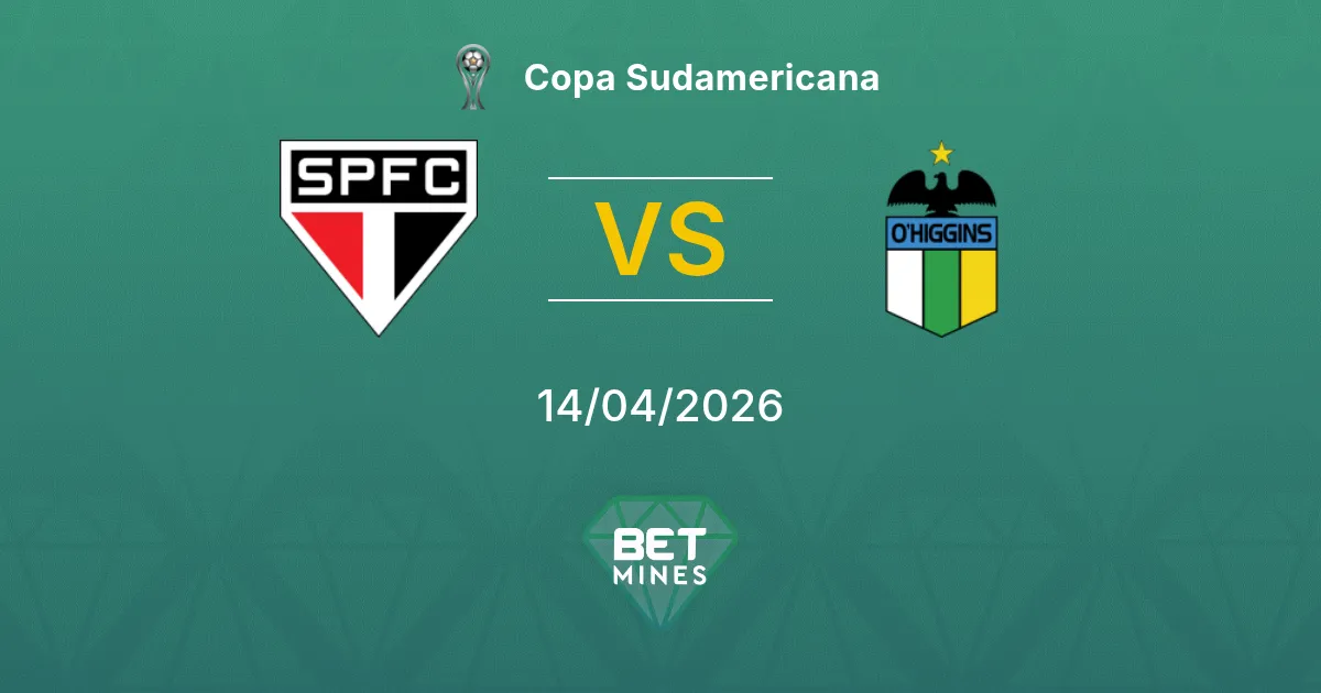 São Paulo vs O’Higgins Pronóstico: Previa y Análisis del Partido | Copa Sudamericana 14-04-2026
