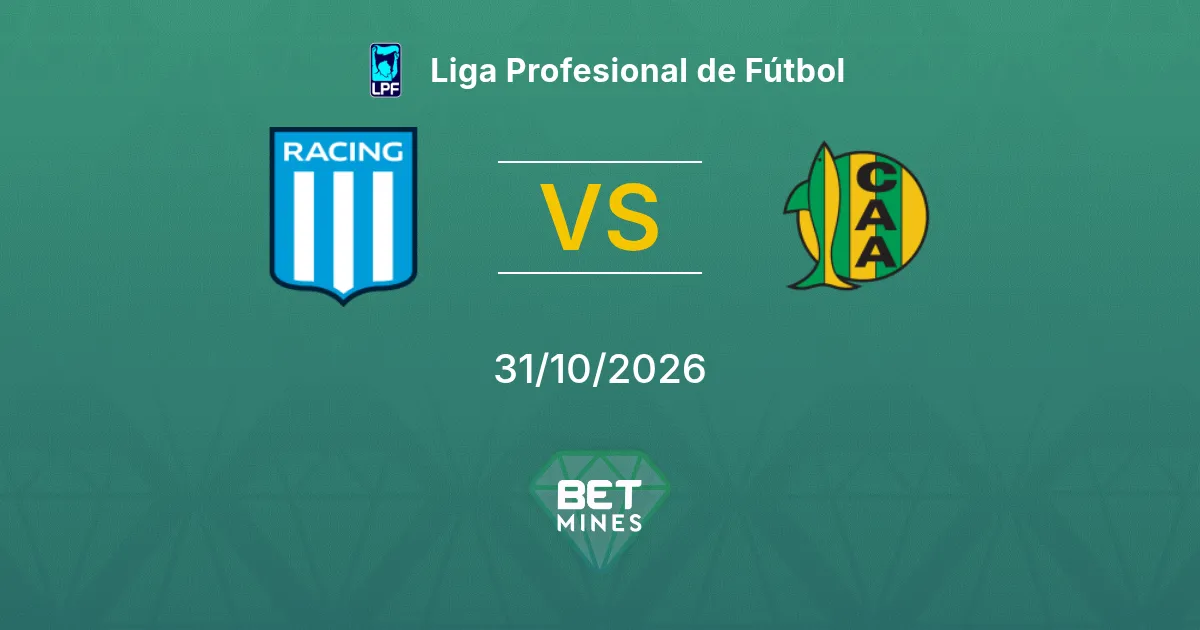 Racing Club vs Aldosivi Pronostico: anteprima e analisi della partita | Liga Profesional de Fútbol 31-10-2026