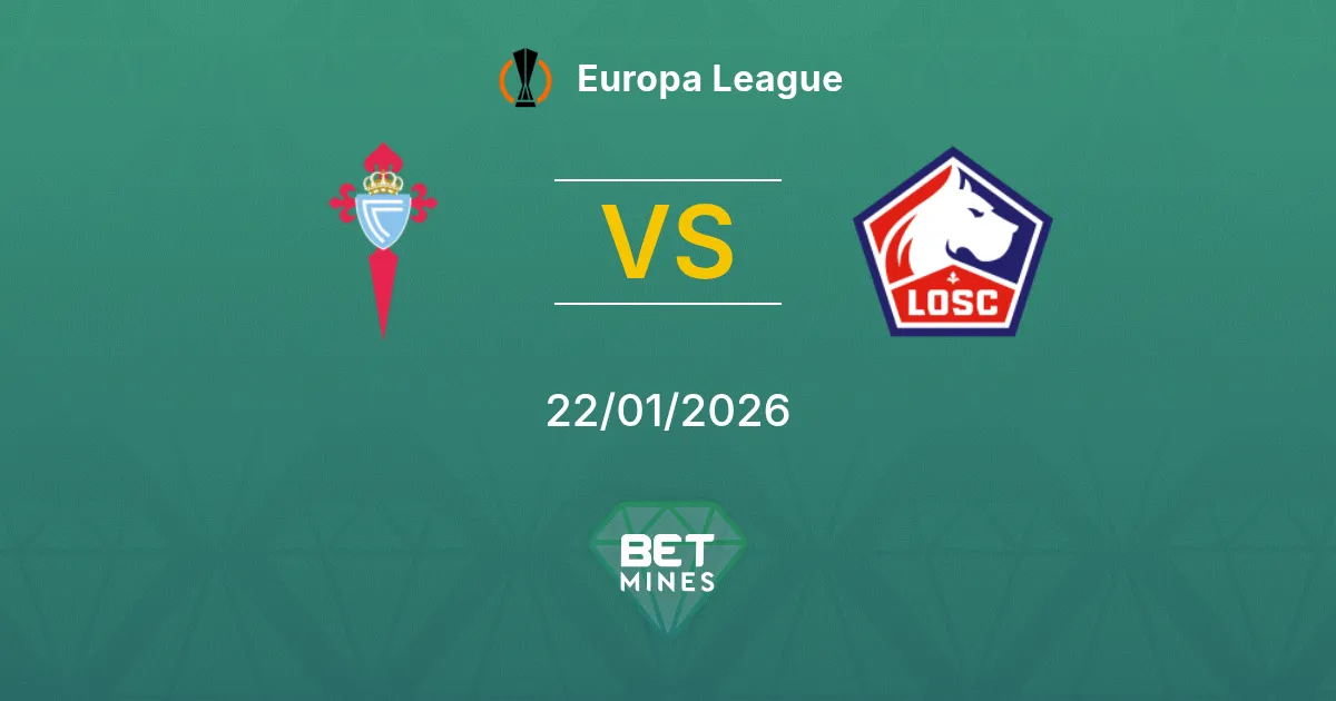 Celta de Vigo vs LOSC Lille Prediction: Match Preview and Analysis | Europa League 22-01-2026