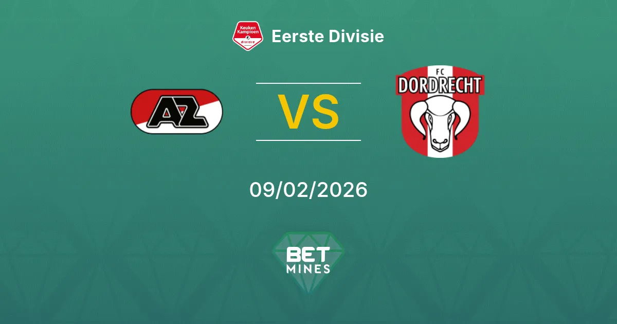 Jong AZ vs FC Dordrecht Prediction: Match Preview and Analysis | Eerste Divisie 09-02-2026