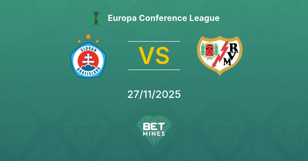 Slovan Bratislava vs Rayo Vallecano Prediction: Match Preview and Analysis | Europa Conference League 27-11-2025