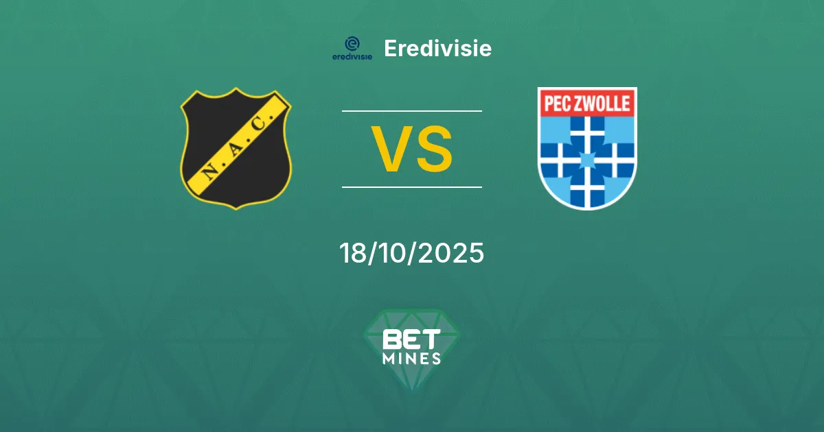 NAC Breda vs PEC Zwolle Pronostico: Anteprima e Analisi della Partita | Eredivisie 18-10-2025