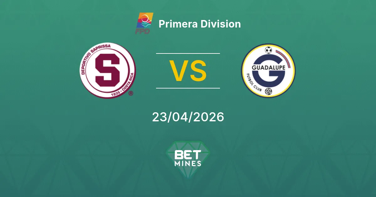Deportivo Saprissa vs Guadalupe Pronostico: Anteprima e Analisi della Partita | Primera Division 23-04-2026