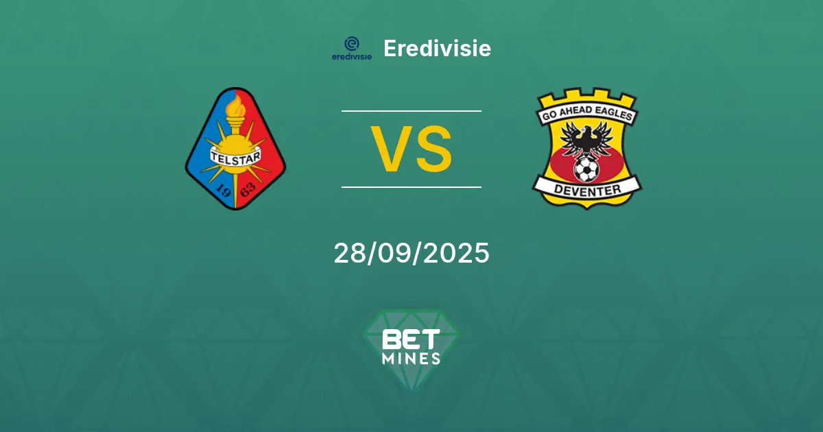 Telstar x Go Ahead Eagles Palpite: Prévia e Análise da Partida | Eredivisie 28-09-2025