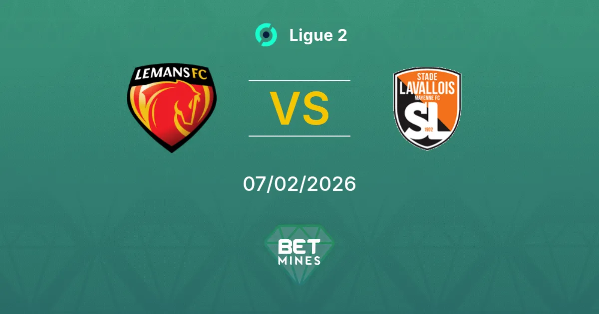 Le Mans vs Laval Prediction: Match Preview and Analysis | Ligue 2 07-02-2026
