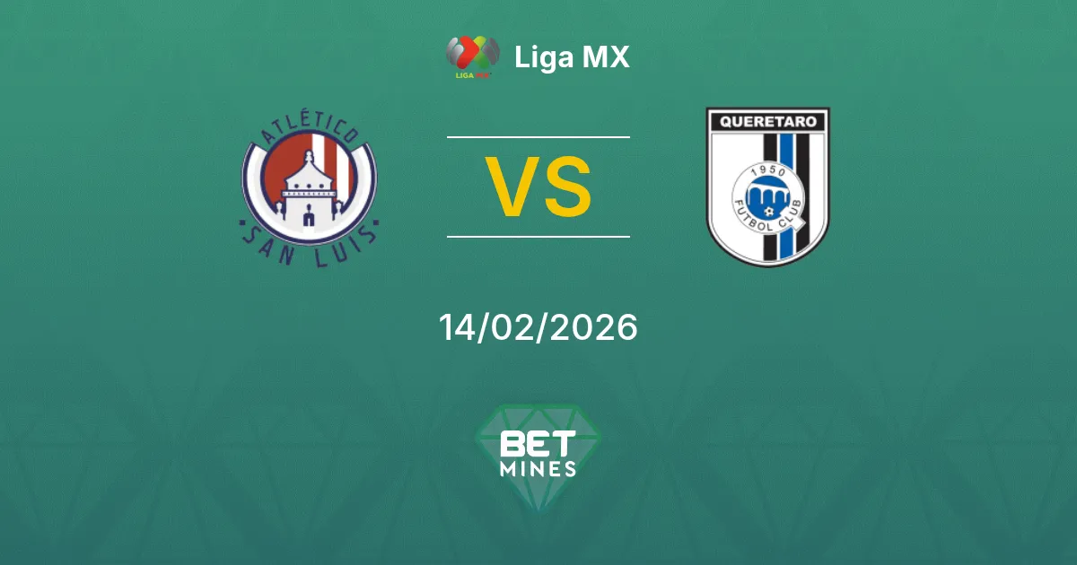 Atlético San Luis x Querétaro Palpite: Prévia e Análise da Partida | Liga MX 14-02-2026