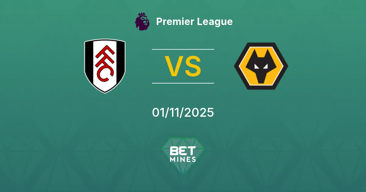 Fulham vs Wolverhampton Wanderers Prediction: Match Preview and Analysis | Premier League 01-11-2025