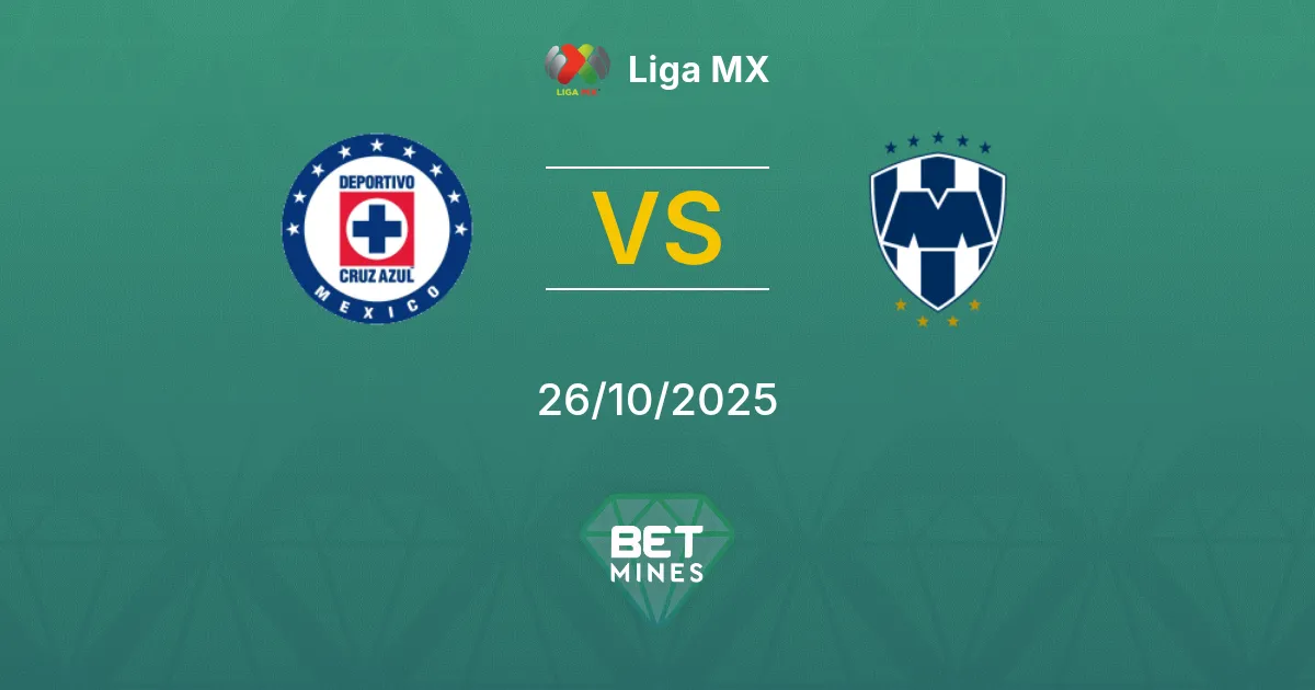 Cruz Azul vs Monterrey Prediction: Match Preview and Analysis | Liga MX 26-10-2025