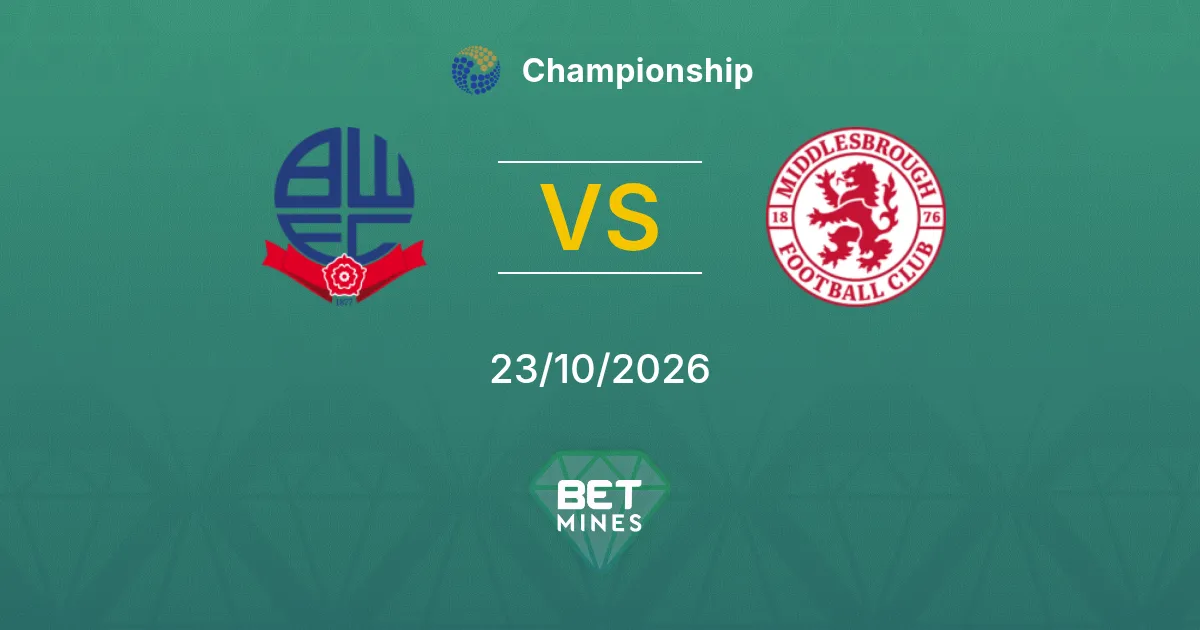 Bolton Wanderers vs Middlesbrough