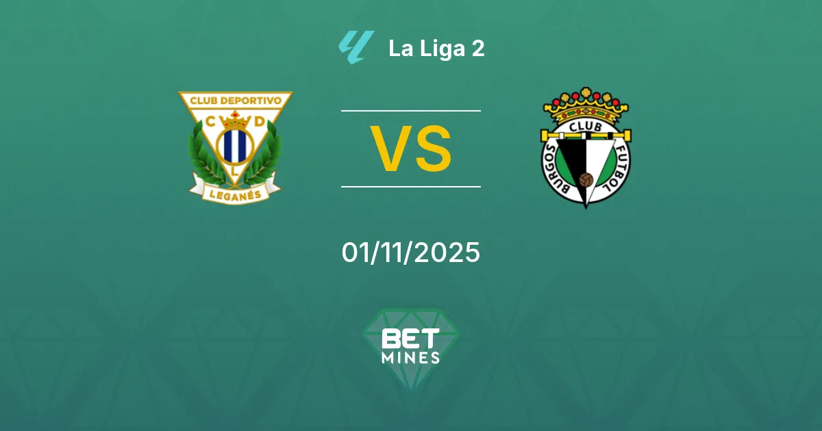 Leganés vs Burgos Prediction: Match Preview and Analysis | La Liga 2 01-11-2025