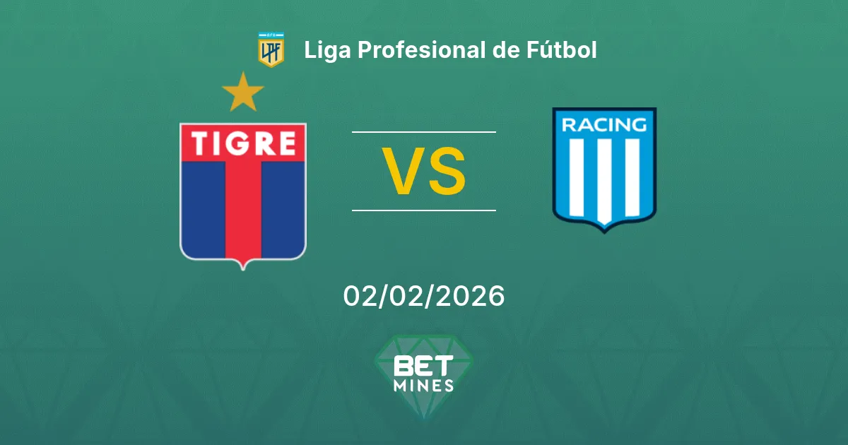 Tigre vs Racing Club Prediction: Match Preview and Analysis | Liga Profesional de Fútbol 02-02-2026