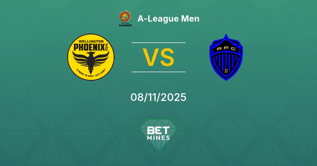 Wellington Phoenix vs Auckland Prediction: Match Preview and Analysis | A-League Men 08-11-2025
