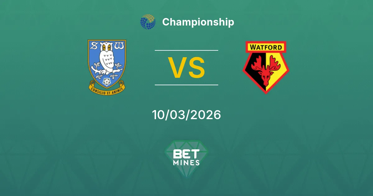 Sheffield Wednesday x Watford Palpite: Prévia e Análise da Partida | Championship 10-03-2026