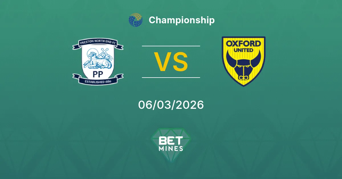 Preston North End vs Oxford United Prediction: Match Preview and Analysis | Championship 06-03-2026